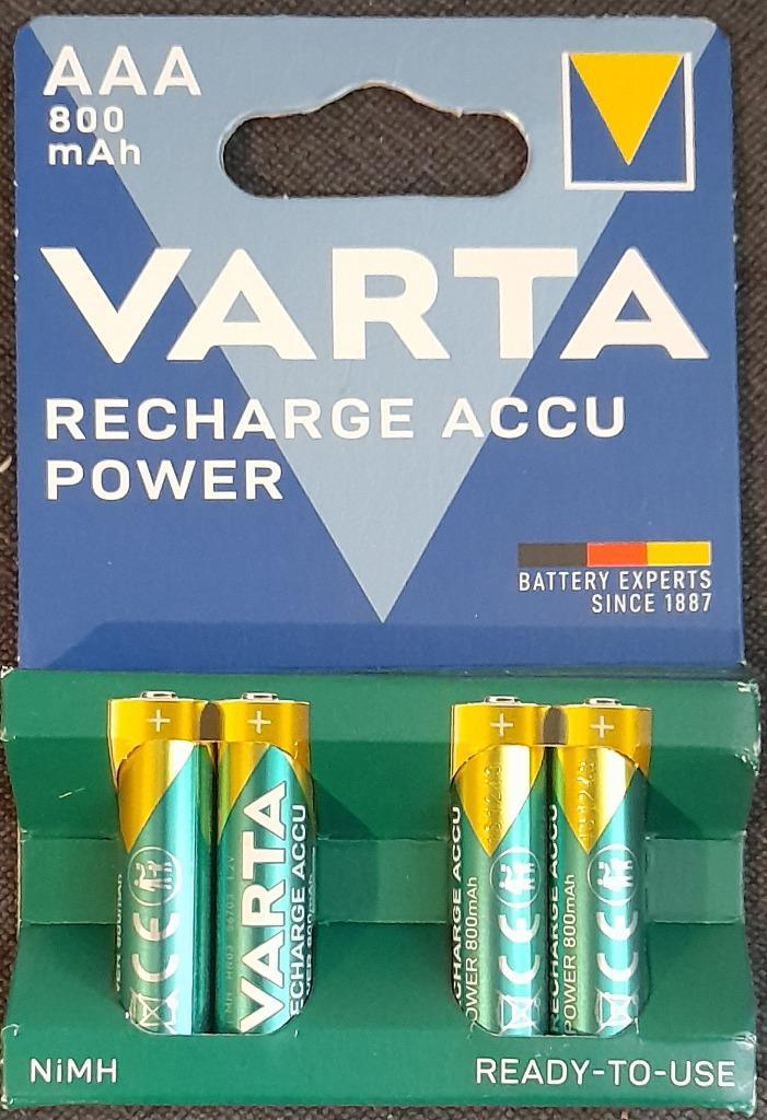 VARTA Ready2use Akku Micro AAA 800mAh 4 Pack, Audio, Tv en Foto, Accu's en Batterijen, Nieuw, Oplaadbaar, Ophalen of Verzenden