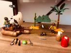 Playmobil piraten, onbewoond eiland, Ophalen of Verzenden, Gebruikt, Complete set