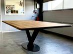 Eiken Tafel op maat! Deens, Organische , Kiezel, Ovaal, 100 tot 150 cm, Eikenhout, Vijf personen of meer, Rechthoekig