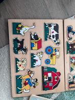 Houten Puzzels voor de Allerkleinsten, Ophalen of Verzenden, Zo goed als nieuw, Van hout, Minder dan 10 stukjes