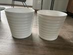 Bloempot groot, 2x voor binnen, Tuin en Terras, Bloempotten, Ophalen, Rond, Zo goed als nieuw, Aardewerk