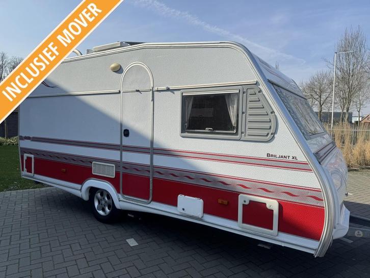 Kabe Briljant XL 470 / voortent / mover, Caravans en Kamperen, Caravans, Bedrijf, tot en met 4, 1000 - 1250 kg, Rondzit, Kabe