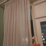 vitrage offwhite/ light grijs  250cm*260 cm totaal, Huis en Inrichting, Stoffering | Gordijnen en Lamellen, Ophalen, Grijs, 200 cm of meer