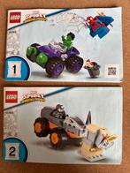 Lego 10782 Marvel Hulk vs. Rhino truck duel!, Complete set, Gebruikt, Ophalen of Verzenden, Lego