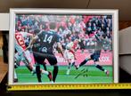 Steven Berghuis AJAX actie foto met HANDTEKENING, Ophalen of Verzenden, Zo goed als nieuw, Ajax