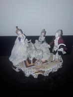 Oud Saksisch groot porseleinen beeld, Ophalen of Verzenden