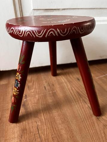 Krukje Hindeloopen decor in rood  beschikbaar voor biedingen