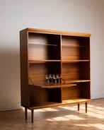 Vintage Deense teak kast, Ophalen, Gebruikt, 100 tot 150 cm, Teakhout