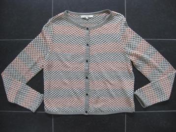 La Fée Maraboutée vest, beige bruin zwart glitter, mt 4 (42) beschikbaar voor biedingen