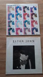 2 LP'S VAN ELTON JOHN " ICE ON FIRE " & " LEATHER JACKETS ", Cd's en Dvd's, Vinyl | Pop, Gebruikt, Ophalen of Verzenden, 1980 tot 2000