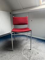 4 eetkamerstoelen van Martin Visser., Huis en Inrichting, Stoelen, Ophalen, Zo goed als nieuw, Rood, Stof