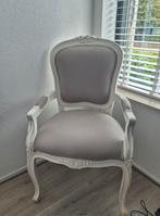 Stoel landelijk queen ann barok stoel, Huis en Inrichting, Stoelen, Wit, Ophalen of Verzenden, Zo goed als nieuw, Eén