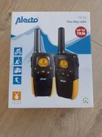 Alecto FR-26 walkie talkie met airtube headset two way radio, 5 tot 15 km, Ophalen of Verzenden, Zo goed als nieuw, Portofoon of Walkie-talkie