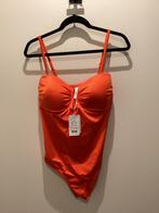 Cyell satin tomato bandeau badpak maat 44 cup B nieuw, Ophalen of Verzenden, Nieuw, Oranje, Badpak