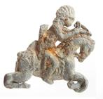 Indiaan op een paard +/- 1900 54 x 37,8mm NL   a290, Antiek en Kunst, Antiek | Speelgoed, Ophalen of Verzenden