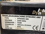 Tegelzaagmachine Inter Dynamics 680, Ophalen, Minder dan 30 mm, Overige typen, 600 tot 1200 watt