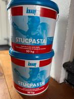 Knauf stucpasta 20kg - 2 emmers *nieuw*, Doe-het-zelf en Verbouw, Ophalen, Nieuw, Wit, Verf