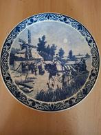 Delfts blauw handwerk wandbord paard 39cm + ophangsysteem, Antiek en Kunst, Antiek | Wandborden en Tegels, Ophalen of Verzenden