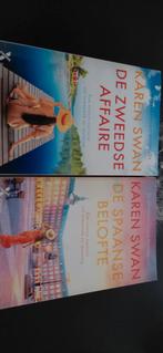 2 Karen Swan boeken: De Zweedse Affaire & De Spaanse Belofte, Boeken, Ophalen of Verzenden, Zo goed als nieuw, Karen Swan, Nederland