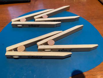 Educo Houten Speelgoed -pincet 4x beschikbaar voor biedingen