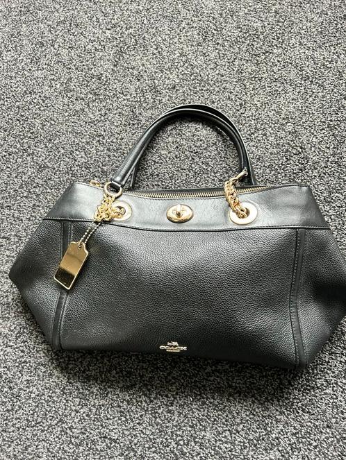Coach damestas, Sieraden, Tassen en Uiterlijk, Tassen | Damestassen, Zo goed als nieuw, Handtas, Zwart, Ophalen of Verzenden