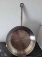 Stalen koekenpan Hendi Kitchen Line 28 cm, Huis en Inrichting, Keuken | Potten en Pannen, Gebruikt, Ophalen of Verzenden, Rvs