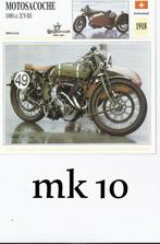 Mk10 motorkaart motosacoche 1000 cc 2c9-bs, Verzenden, Zo goed als nieuw, Motoren