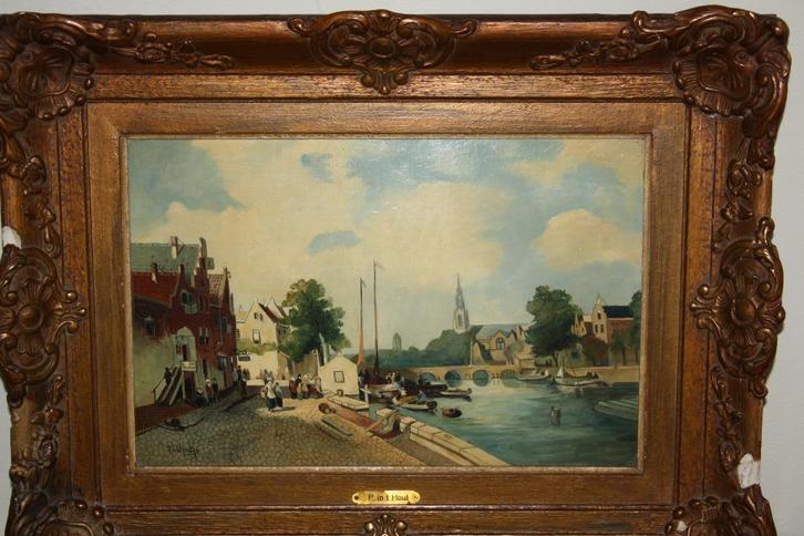 Olieverf schilderij Piet in 't Hout (1879-1965), Antiek en Kunst, Kunst | Schilderijen | Klassiek, Ophalen