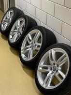 18 Inch 5x112 ORIGINEEL AUDI S-LINE Velgen+Banden 245-40-18, Auto diversen, Wieldoppen, Ophalen of Verzenden, Gebruikt