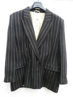 Mondi: zwarte blazer/colbert met gele krijtstreep (maat 42), Mondi, Zwart, Maat 42/44 (L), Ophalen of Verzenden