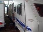 Hobby caravan 440 licht gewicht 920kg met goot bed, Dwarsbed, Bedrijf, Standaardzit, 4 tot 5 meter