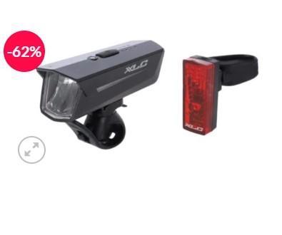 XLC Verlichtingset Proxima Plus CL-S24+ = aanbieding, Fietsen en Brommers, Fietsaccessoires | Fietsverlichting, Verlichtingsset
