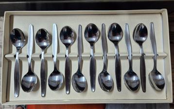 Vintage Thee Lepels Set in Originele Doos beschikbaar voor biedingen