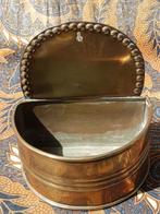 Mooi oud vintage koperen bakje hanger uit Engeland 18,5 cm., Ophalen of Verzenden, Koper