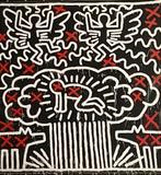 Keith Haring : litho op groot formaat, Antiek en Kunst, Kunst | Litho's en Zeefdrukken, Ophalen of Verzenden