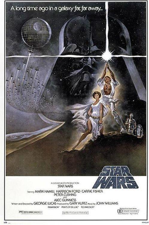 Star Wars. Episode IV: a New Hope poster (100 x 70), Verzamelen, Posters, Nieuw, Film en Tv, Deurposter of groter, Rechthoekig Staand