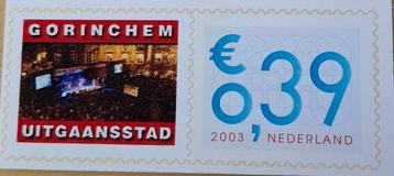 Persoonlijke zegel Gorinchem Uitgaansstad 2003 beschikbaar voor biedingen