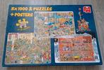 Jan van Haasteren, 3x 1000 stukjes, Hobby en Vrije tijd, Denksport en Puzzels, Ophalen of Verzenden, 500 t/m 1500 stukjes, Zo goed als nieuw
