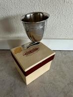 zwaar verzilverd lepelvaasje met klemmetje van Sola - Pleet, Ophalen of Verzenden