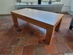 Salontafel eikenhout met lade, Ophalen, Gebruikt, 100 tot 150 cm, Eikenhout