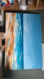 Schilderij zeezicht, 150 bij 100 cm, Antiek en Kunst, Kunst | Schilderijen | Modern, Ophalen