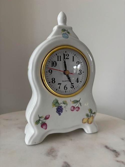 Vintage porseleinen klok schoorsteenmantel klok, Antiek en Kunst, Antiek | Klokken, Ophalen of Verzenden