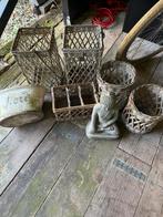 Riviera maison rieten accessoires, Tuin en Terras, Bloembakken en Plantenbakken, Ophalen, Minder dan 30 cm, Minder dan 60 cm, Rond