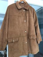 Delmod korte jas suèdelook maat 42, Kleding | Dames, Jassen | Winter, Bruin, Ophalen of Verzenden, Zo goed als nieuw, Delmod