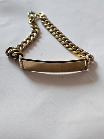 Mooie gouden 14 karaats armband 9 gram (ongegraveerd) beschikbaar voor biedingen