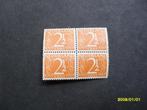 NVPH 462 uit cijfer serie blok van 4, Postzegels en Munten, Postzegels | Nederland, Ophalen, Na 1940, Postfris
