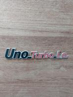 Fiat Uno turbo ie logo/embleem, Ophalen of Verzenden