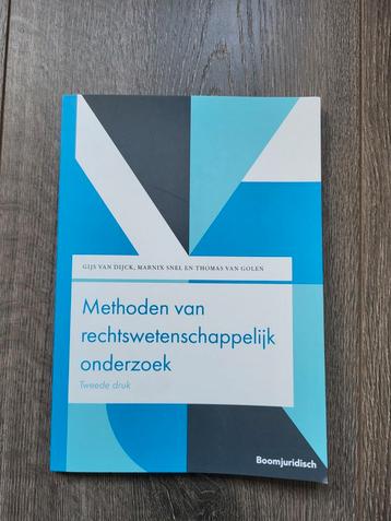 Methoden van rechtswetenschappelijk onderzoek - 2e druk beschikbaar voor biedingen