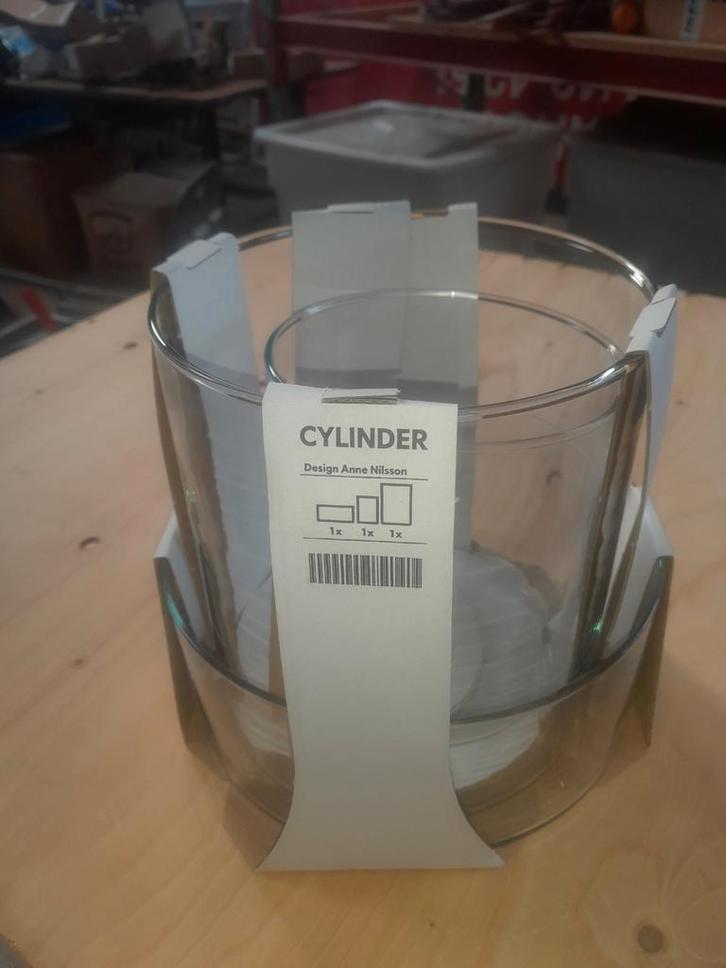 35 Sets Cilinder Vazen - Verschillende Maten, Huis en Inrichting, Woonaccessoires | Vazen, Nieuw, Overige kleuren, Minder dan 50 cm