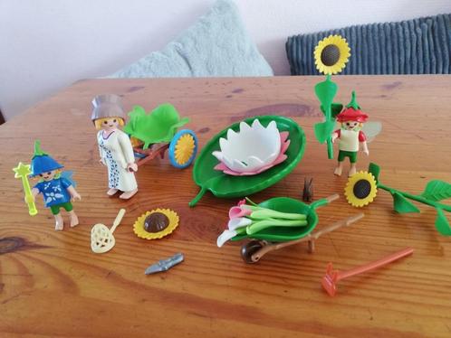 Playmobil bloemenfeeën & tuinset – compleet en betoverend, Kinderen en Baby's, Speelgoed | Playmobil, Zo goed als nieuw, Complete set